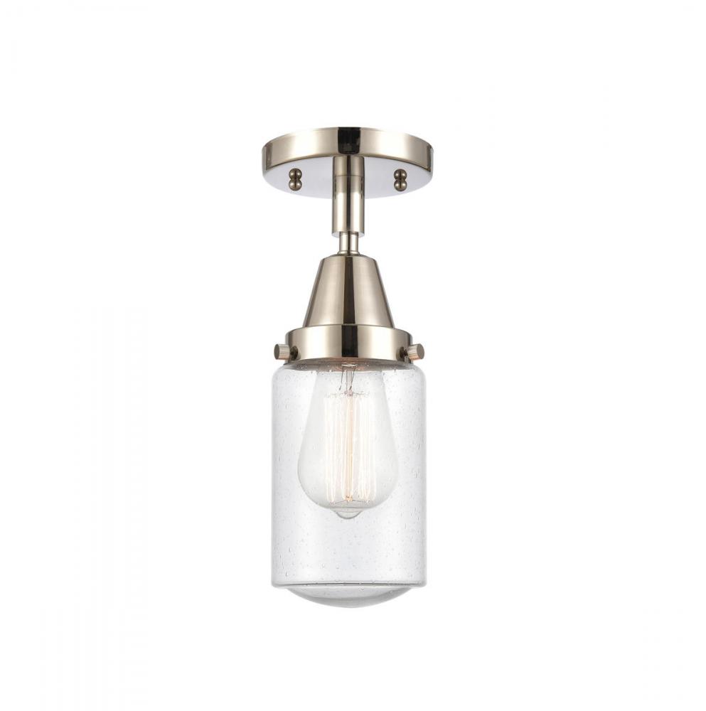 Dover - 1 Light - 5 inch - Polished Nickel - Semi-Flush Mount