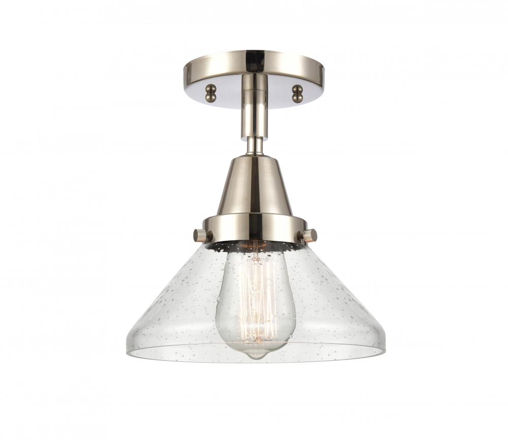 Caden - 1 Light - 8 inch - Polished Nickel - Semi-Flush Mount