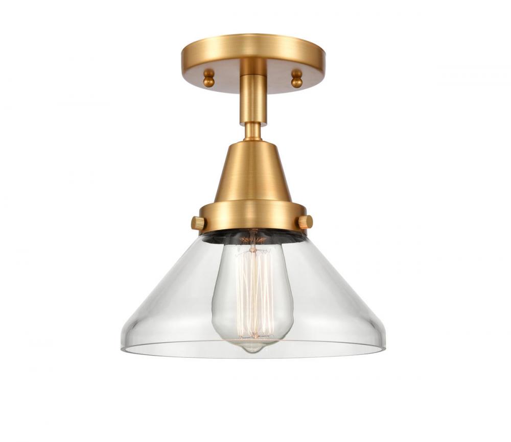 Caden - 1 Light - 8 inch - Satin Gold - Semi-Flush Mount