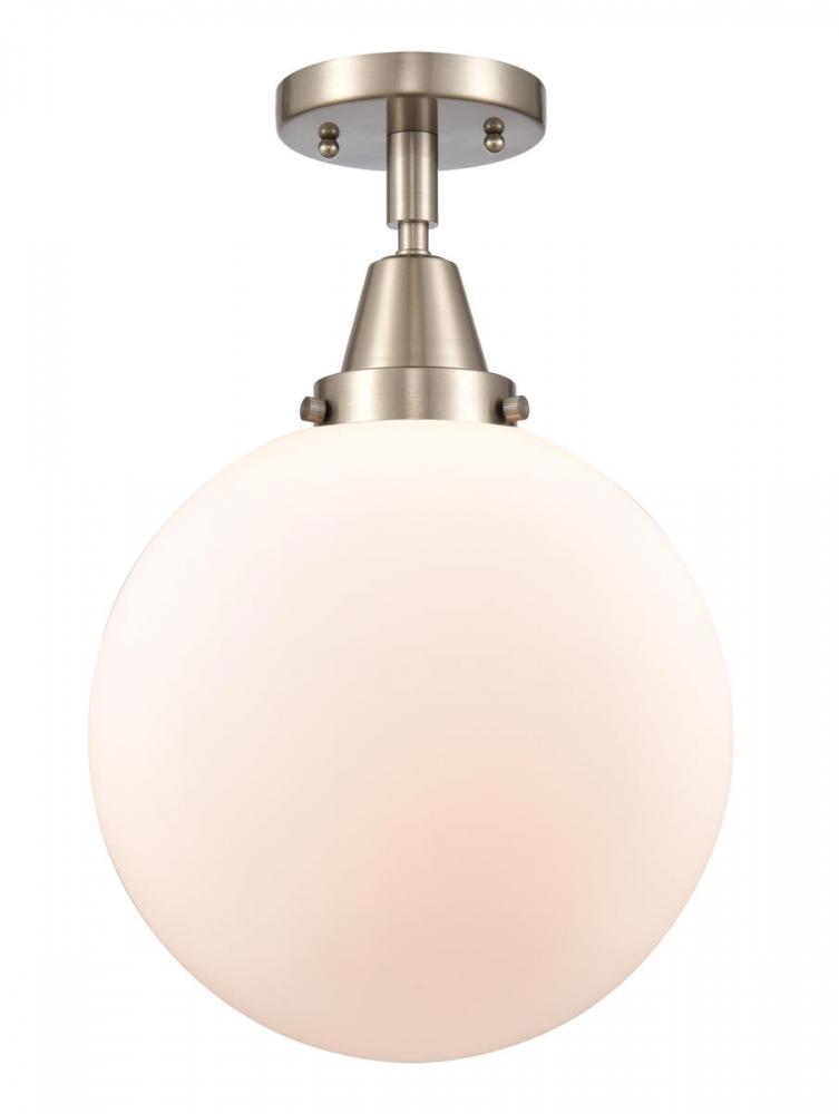 Beacon - 1 Light - 10 inch - Brushed Satin Nickel - Semi-Flush Mount