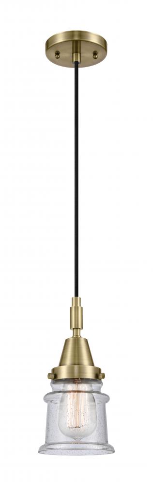 Canton - 1 Light - 7 inch - Antique Brass - Mini Pendant