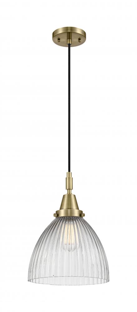 Seneca Falls - 1 Light - 10 inch - Antique Brass - Mini Pendant
