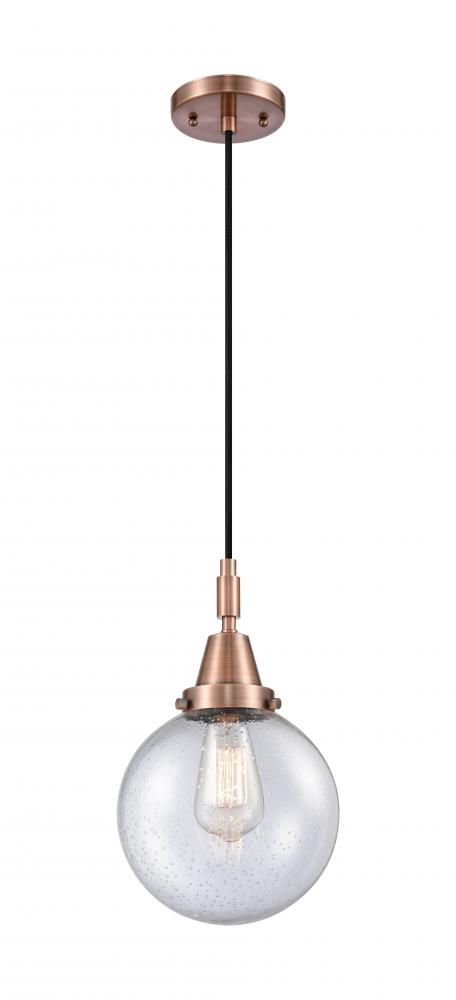 Beacon - 1 Light - 8 inch - Antique Copper - Mini Pendant