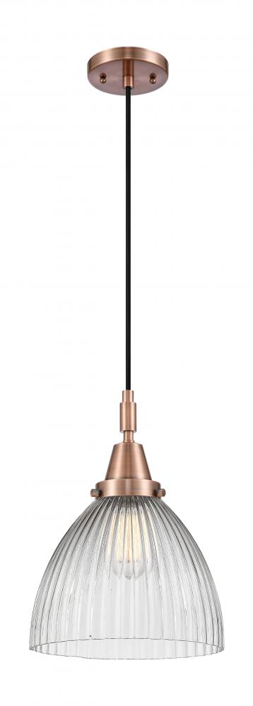 Seneca Falls - 1 Light - 10 inch - Antique Copper - Mini Pendant