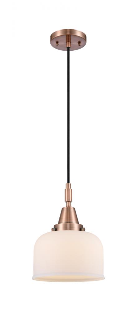 Bell - 1 Light - 8 inch - Antique Copper - Mini Pendant