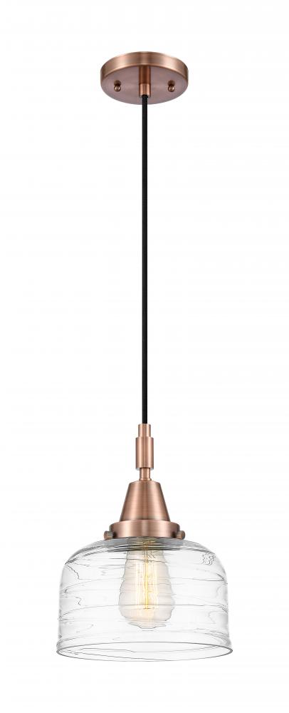 Bell - 1 Light - 8 inch - Antique Copper - Mini Pendant