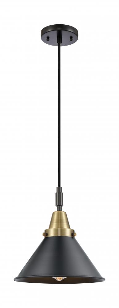 Briarcliff - 1 Light - 10 inch - Black Antique Brass - Mini Pendant