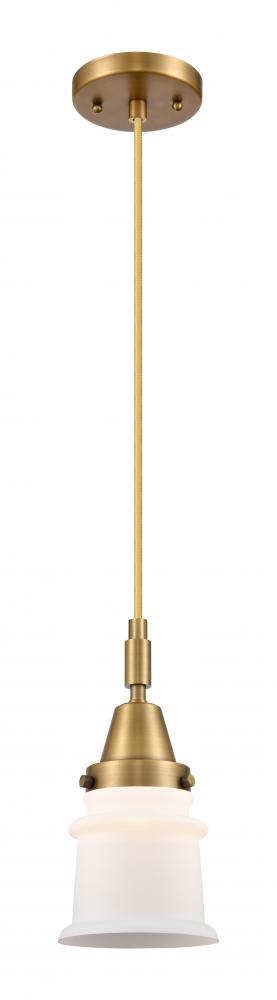 Canton - 1 Light - 7 inch - Brushed Brass - Mini Pendant