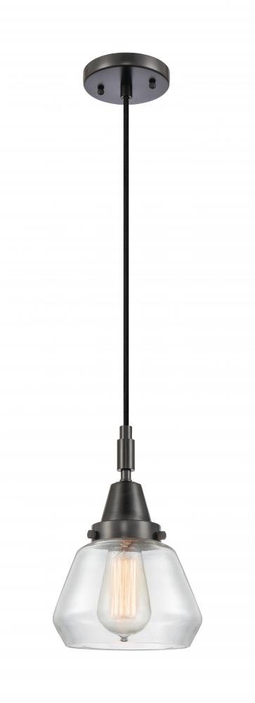 Fulton - 1 Light - 7 inch - Matte Black - Mini Pendant