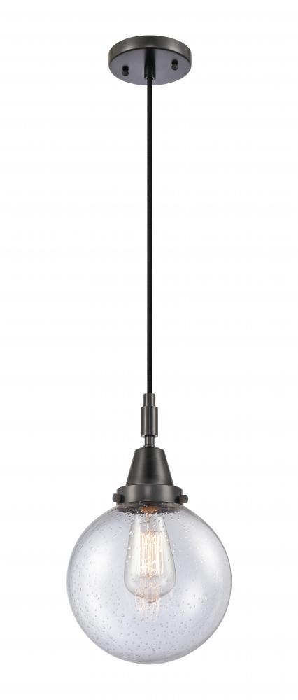 Beacon - 1 Light - 8 inch - Matte Black - Mini Pendant