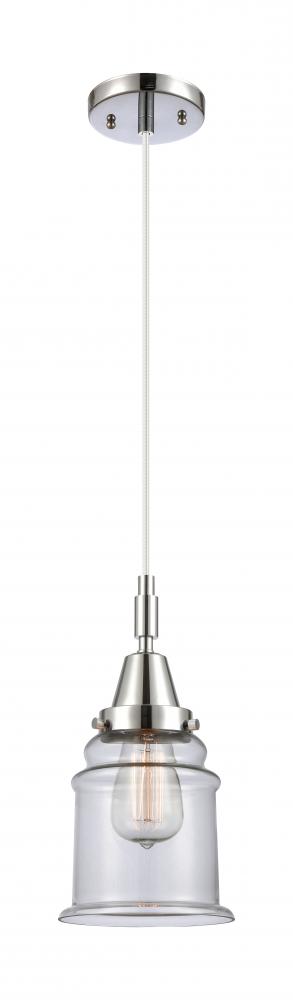 Canton - 1 Light - 7 inch - Polished Chrome - Mini Pendant