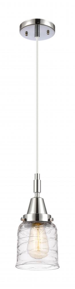 Bell - 1 Light - 5 inch - Polished Chrome - Mini Pendant