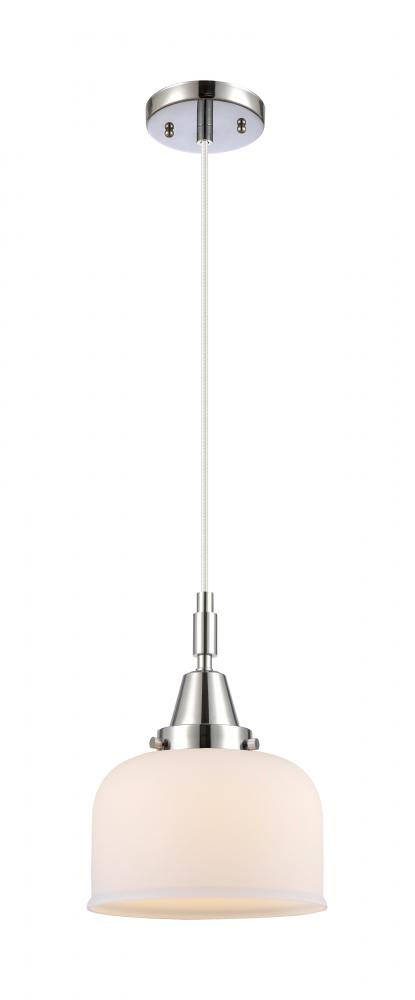 Bell - 1 Light - 8 inch - Polished Chrome - Mini Pendant