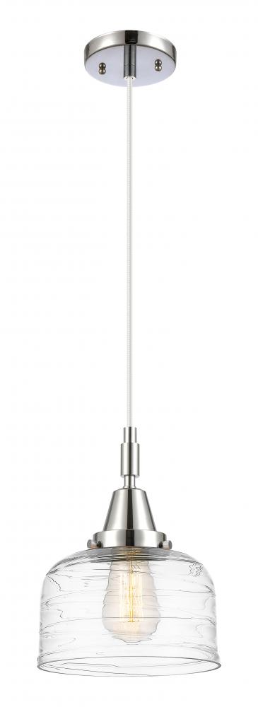 Bell - 1 Light - 8 inch - Polished Chrome - Mini Pendant