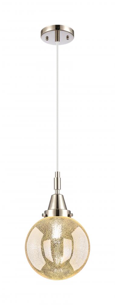 Beacon - 1 Light - 8 inch - Polished Nickel - Mini Pendant