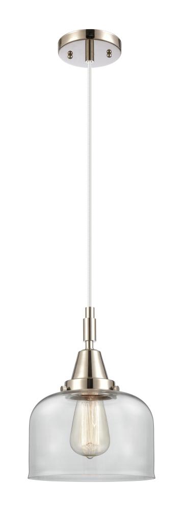 Bell - 1 Light - 8 inch - Polished Nickel - Mini Pendant