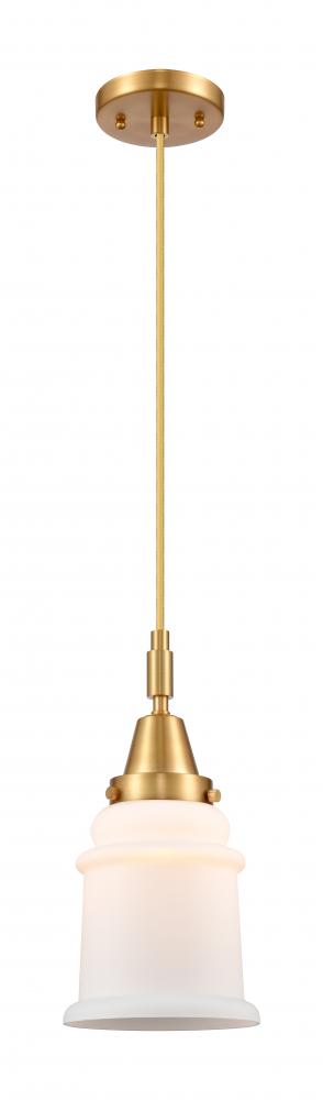 Canton - 1 Light - 7 inch - Satin Gold - Mini Pendant