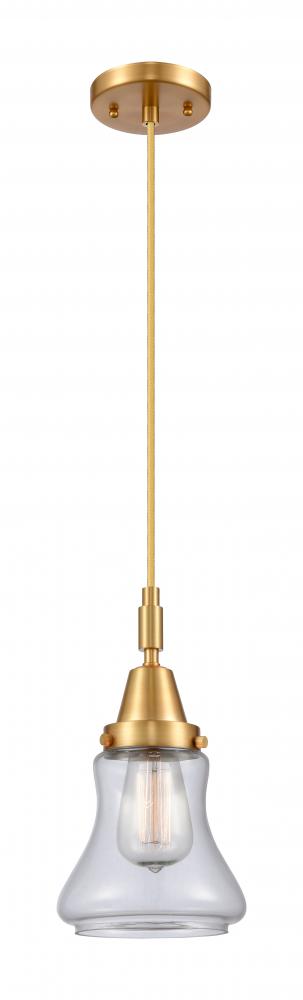 Bellmont - 1 Light - 7 inch - Satin Gold - Mini Pendant