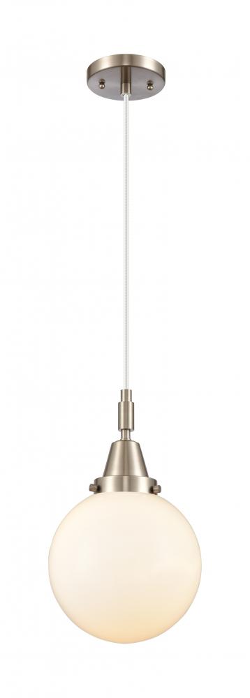 Beacon - 1 Light - 8 inch - Brushed Satin Nickel - Mini Pendant