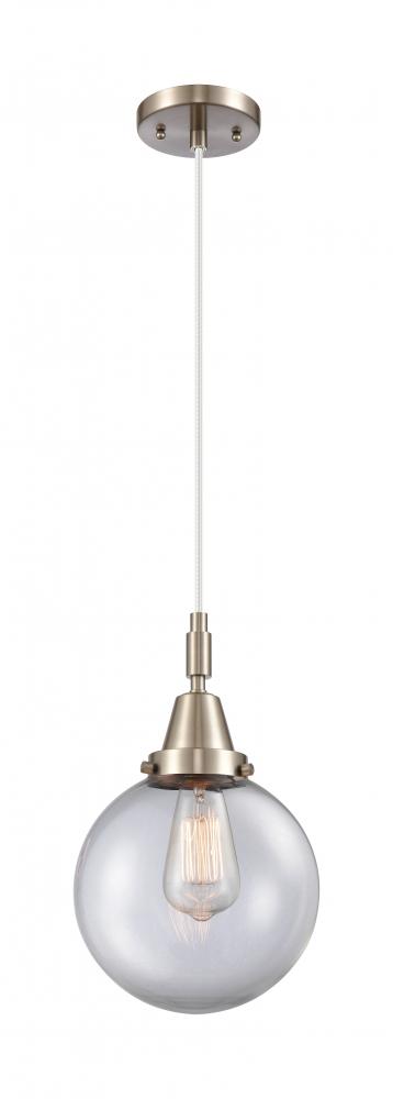 Beacon - 1 Light - 8 inch - Brushed Satin Nickel - Mini Pendant