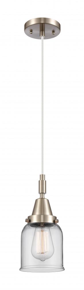 Bell - 1 Light - 5 inch - Brushed Satin Nickel - Mini Pendant