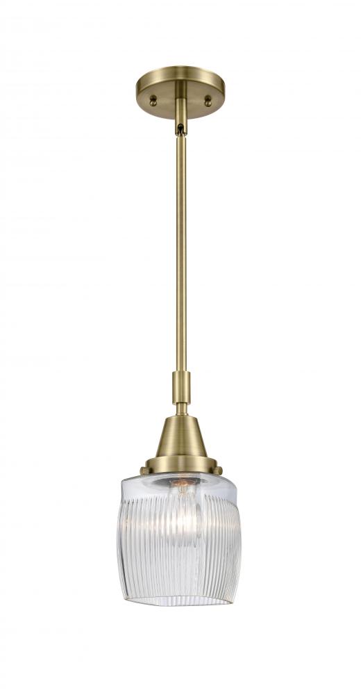Colton - 1 Light - 6 inch - Antique Brass - Mini Pendant