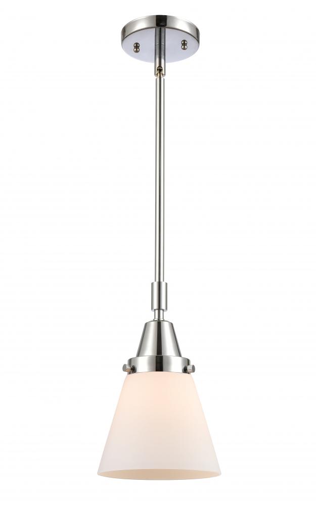 Cone - 1 Light - 6 inch - Polished Chrome - Mini Pendant