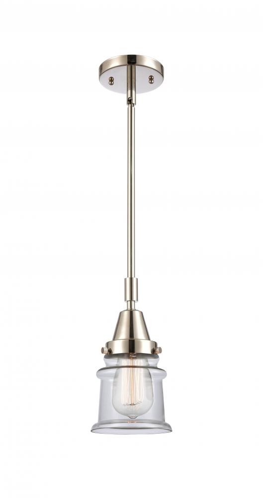 Canton - 1 Light - 7 inch - Polished Nickel - Mini Pendant