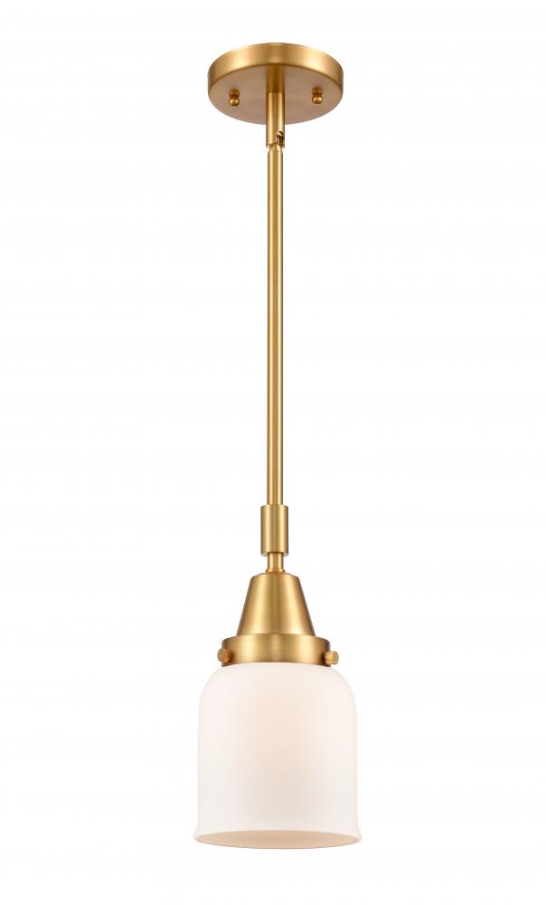 Bell - 1 Light - 5 inch - Satin Gold - Mini Pendant