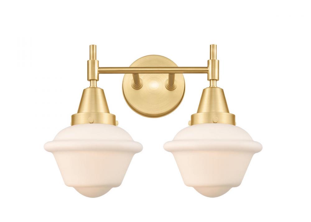 Oxford - 2 Light - 17 inch - Satin Gold - Bath Vanity Light
