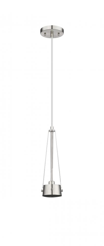 Milan - 1 Light - 4 inch - Satin Nickel - Pendant