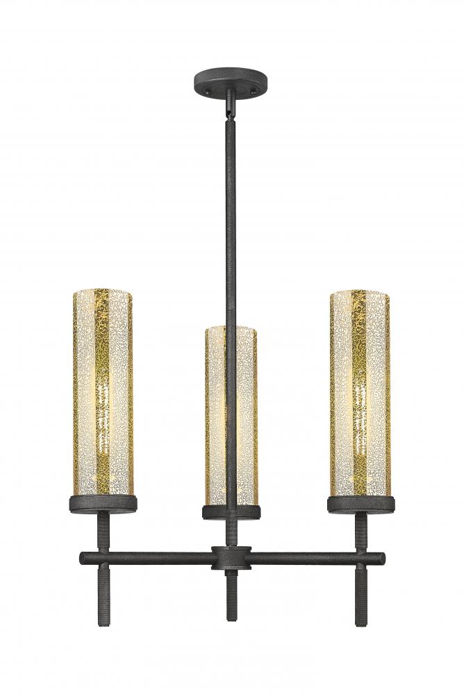 Lincoln - 3 Light - 21 inch - Weathered Zinc - Pendant