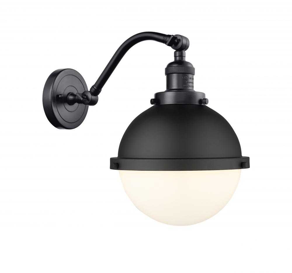 Hampden - 1 Light - 9 inch - Matte Black - Adjustable Sconce