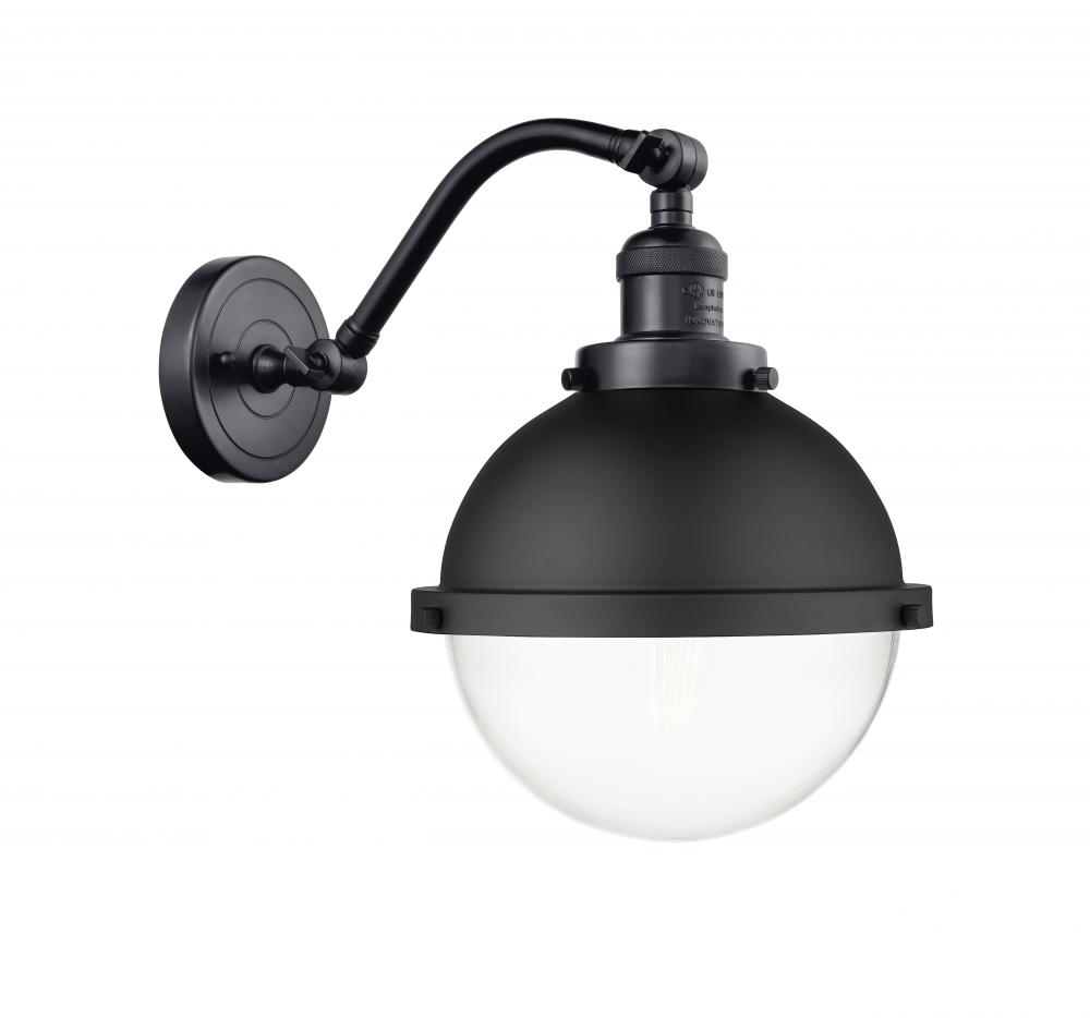 Hampden - 1 Light - 9 inch - Matte Black - Adjustable Sconce