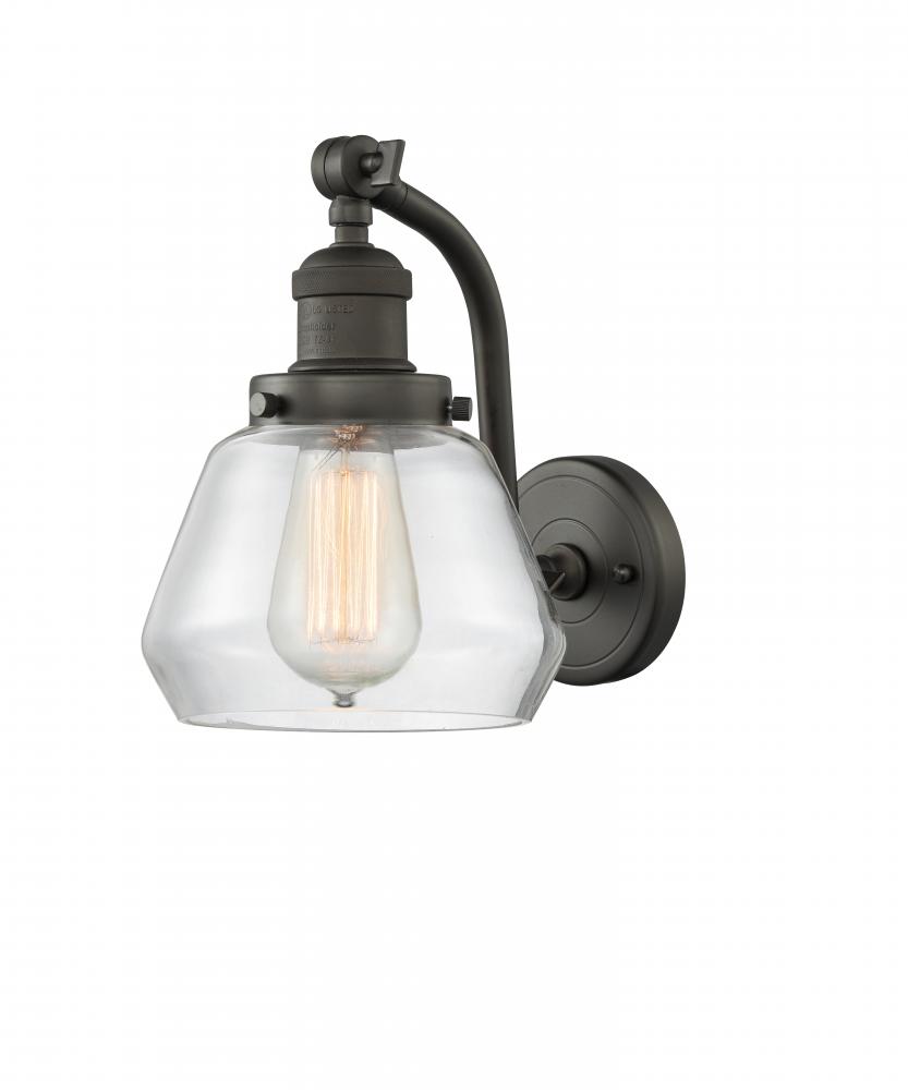 Fulton - 1 Light - 7 inch - Oil Rubbed Bronze - Adjustable Sconce