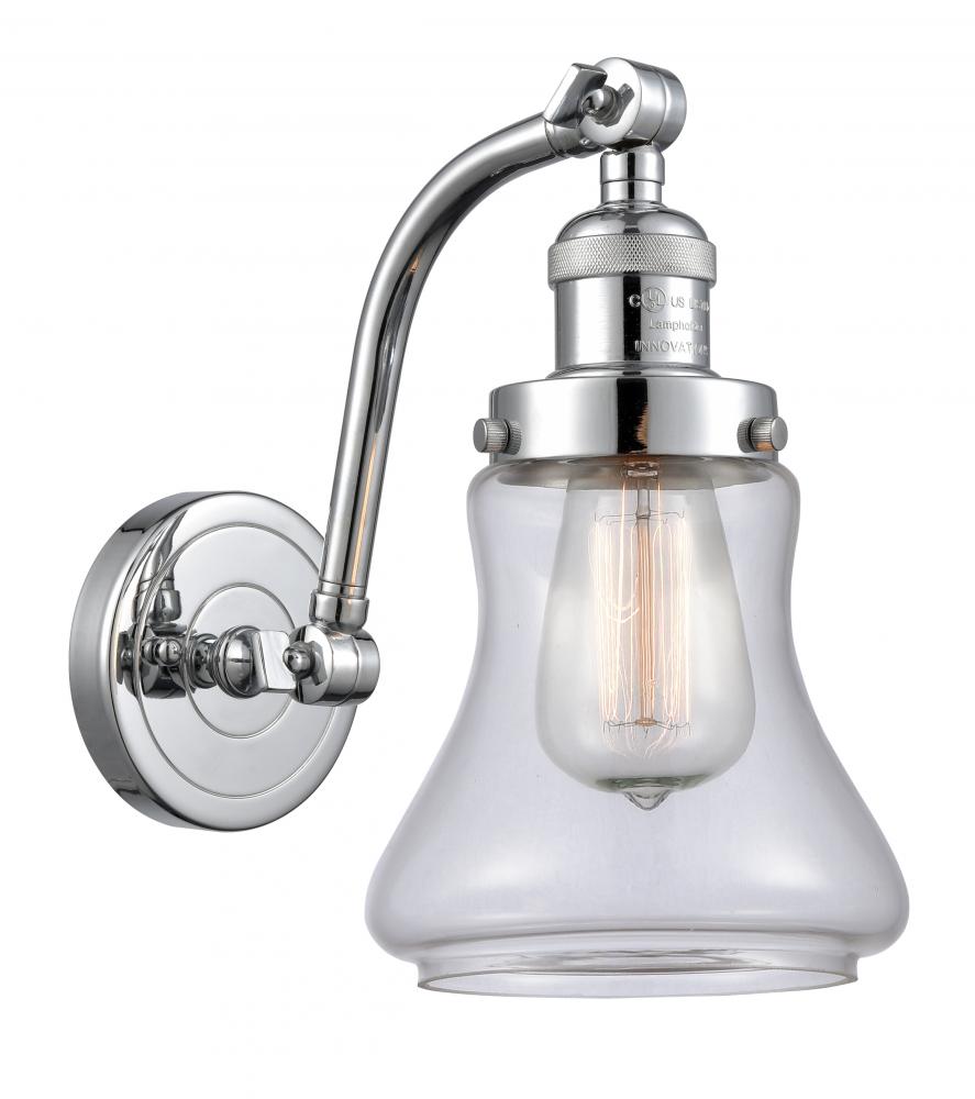 Bellmont - 1 Light - 7 inch - Polished Chrome - Adjustable Sconce