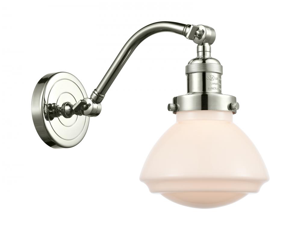 Olean - 1 Light - 7 inch - Polished Nickel - Adjustable Sconce