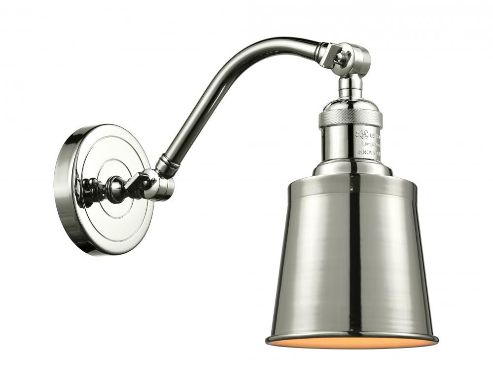 Addison - 1 Light - 5 inch - Polished Nickel - Adjustable Sconce