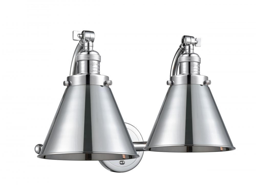 Appalachian - 2 Light - 18 inch - Polished Chrome - Adjustable Bath Vanity Light