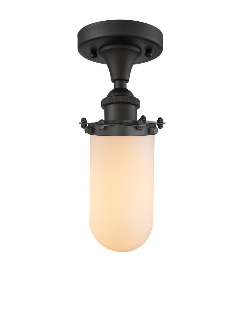 Kingsbury - 1 Light - 4 inch - Oil Rubbed Bronze - Semi-Flush Mount