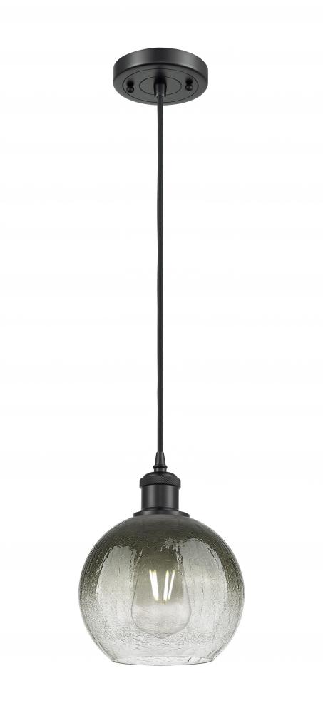 Brookhaven Globe - 1 Light - 8 inch - Matte Black - Cord hung - Mini Pendant
