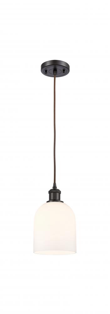 Bella - 1 Light - 6 inch - Oil Rubbed Bronze - Cord hung - Mini Pendant