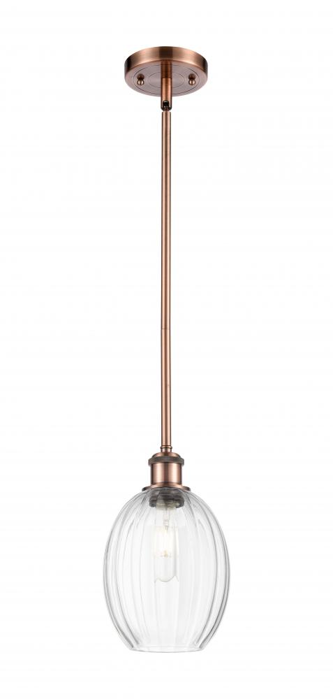 Preston Bulb - 1 Light - 6 inch - Antique Copper - Stem hung - Mini Pendant