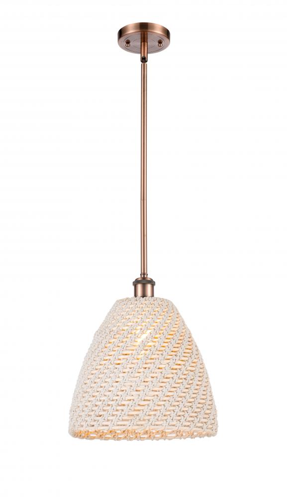 Bristol Natural - 1 Light - 6 inch - Antique Copper - Mini Pendant