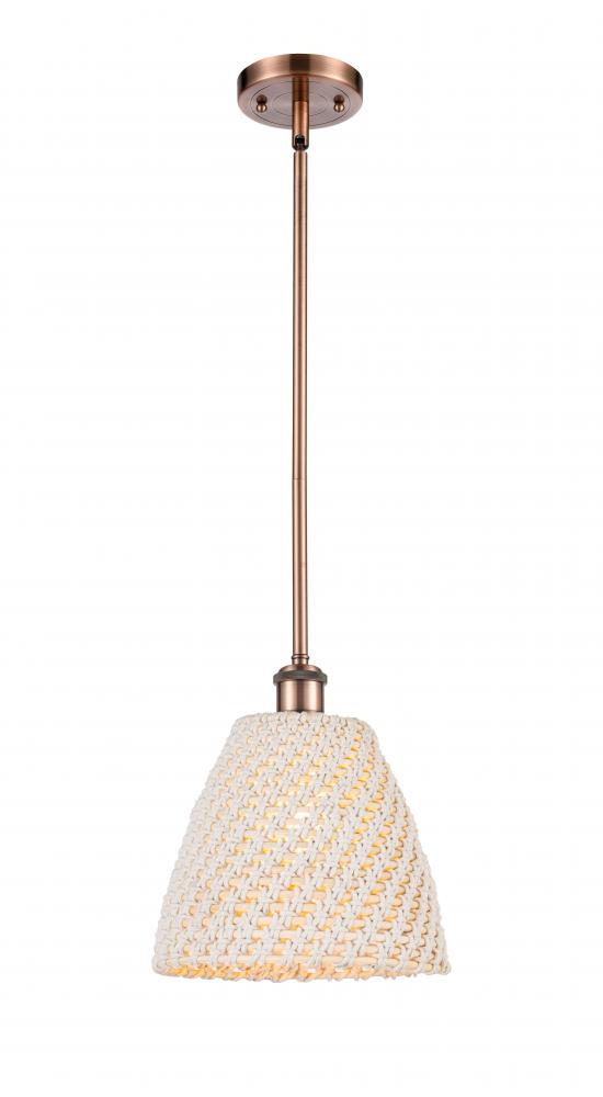 Bristol Natural - 1 Light - 6 inch - Antique Copper - Mini Pendant
