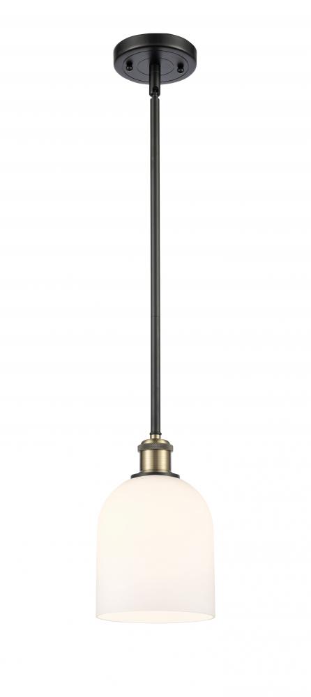 Bella - 1 Light - 6 inch - Black Antique Brass - Mini Pendant