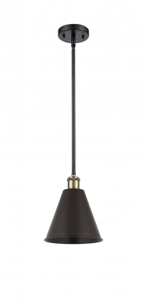 Berkshire - 1 Light - 8 inch - Black Antique Brass - Pendant