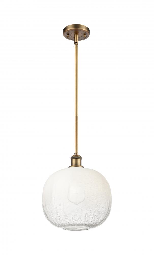 Brookhaven Sphere - 1 Light - 11 inch - Brushed Brass - Stem hung - Mini Pendant