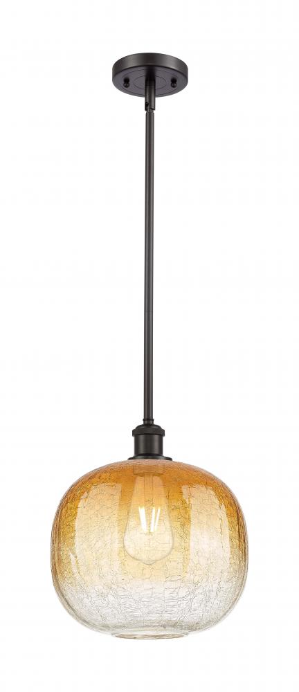 Brookhaven Sphere - 1 Light - 11 inch - Oil Rubbed Bronze - Stem hung - Mini Pendant