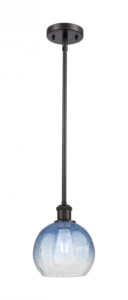 Brookhaven Globe - 1 Light - 8 inch - Oil Rubbed Bronze - Stem hung - Mini Pendant